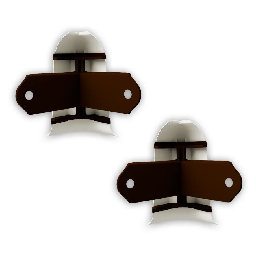 229 Угол наружный Лексида с крепежом 55мм Дуб латте (шт)