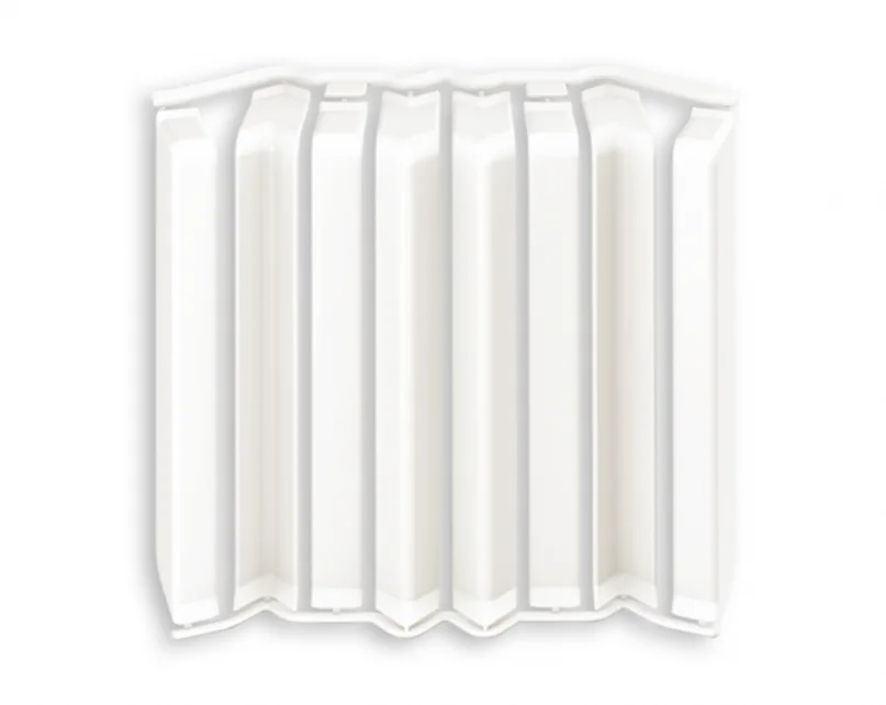 Накладки для плинтуса прямоугольного 80мм "Идеал Дюра" (набор из8 эл. во флоупаке), 037 Молочно-бел