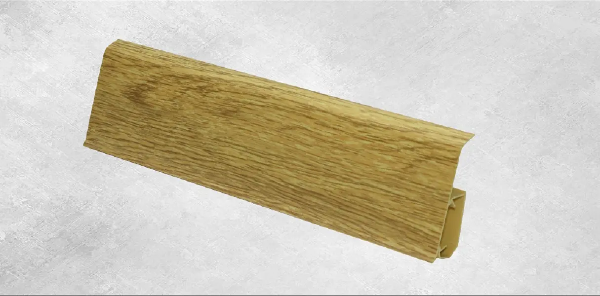 Плинтус пластиковый TERA 710 Дуб Окланд 2200*72*22,5 мм