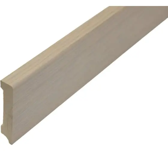 Плинтус Деревянный 80*16*2400 мм Дуб Беленый, шт