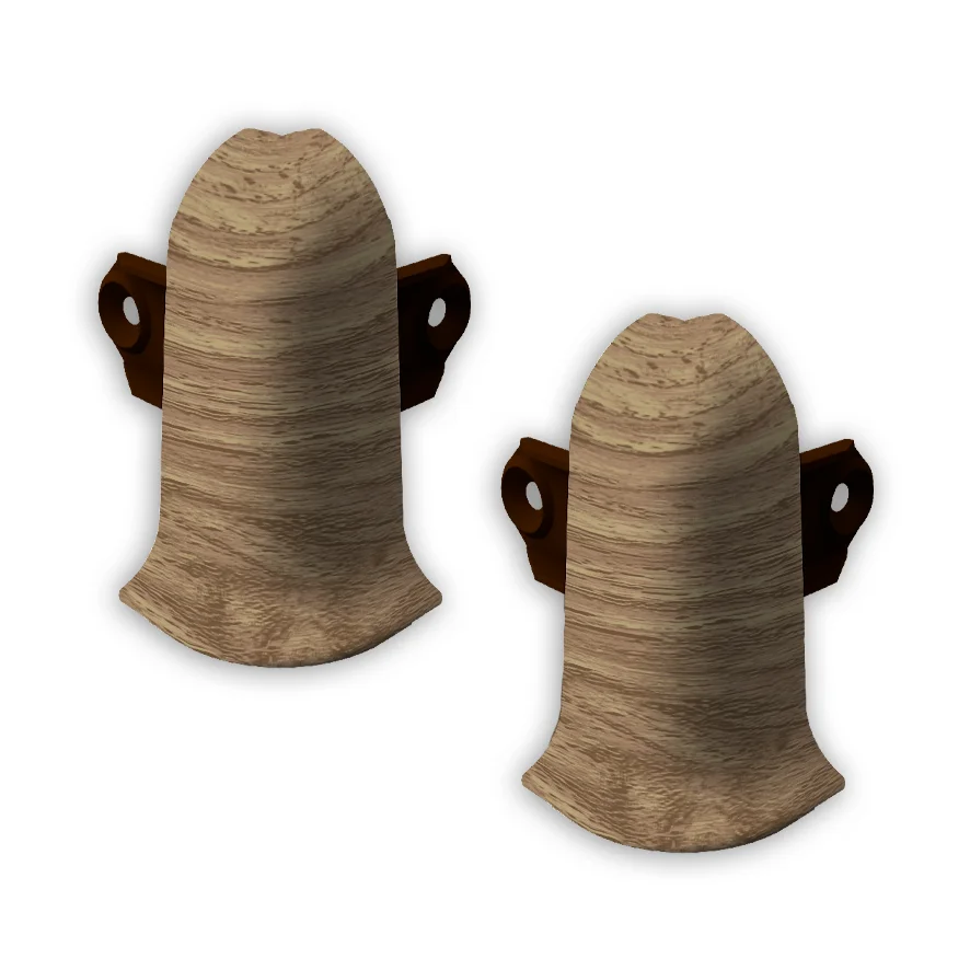 228 Угол наружный Лексида с крепежом 55мм Дуб классик (шт)