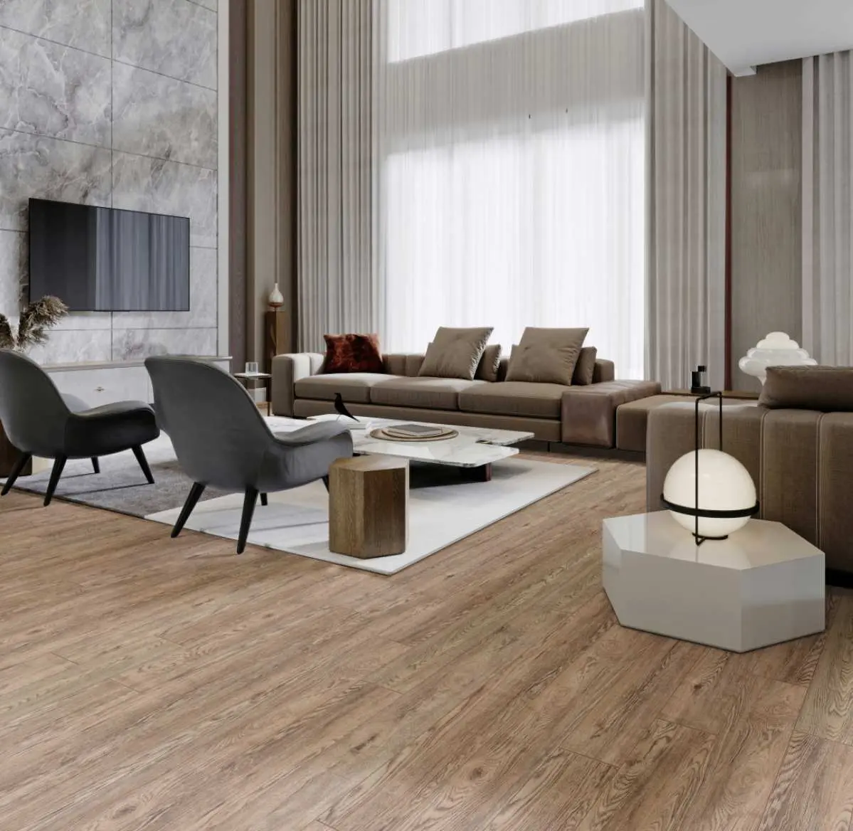 SPC ламинат CronaFloor Grand Sequoia Дуб Золотистый