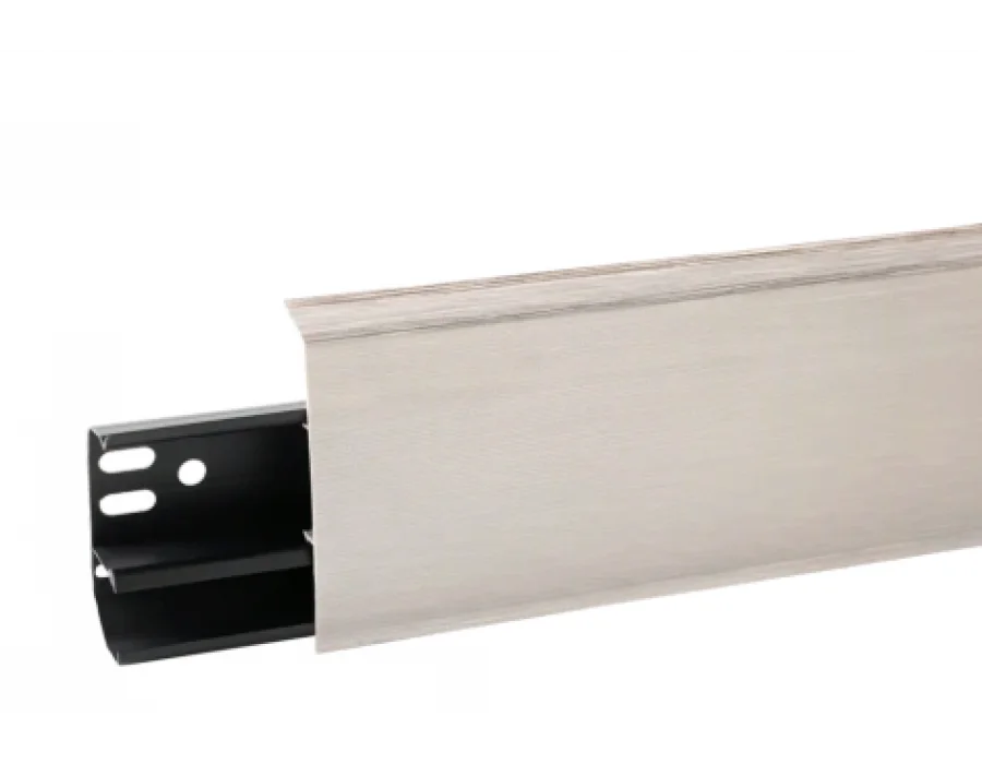 Плинтус Aberhof ABF 70 Алюминий светлый 7041