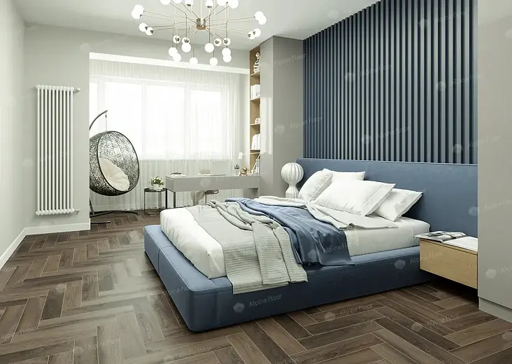 Кварц-виниловая плитка Alpine Floor Parquet LVT Фафнир ECO 16-16