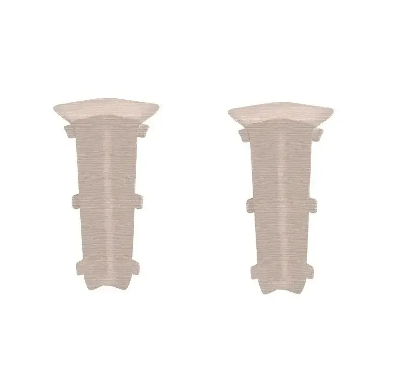 Угол внутренний для плинтуса 85мм "Деконика" (2шт. во флоупак), 361 Акация