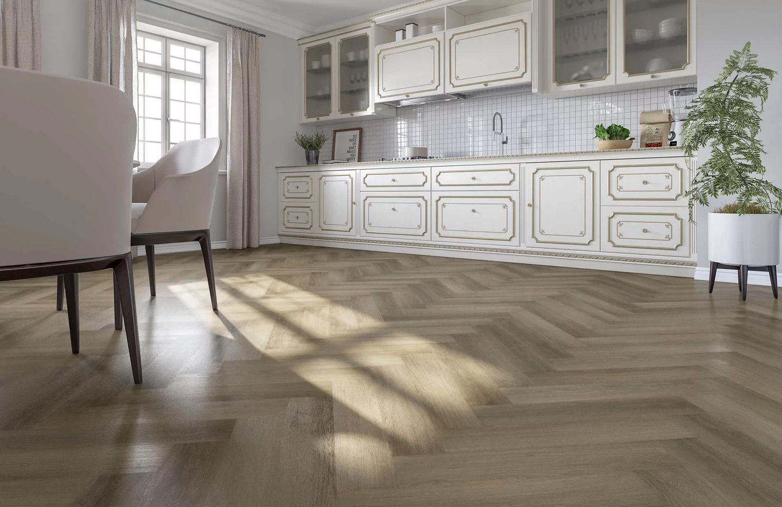 SPC Refloor Fargo Parquet Дуб Ванкувер 33-4105-12  (615*123*4мм, 0,5 мм)