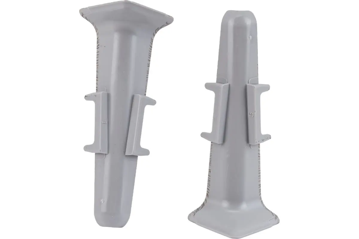 Угол внутренний для плинтуса 85мм "Деконика" (2шт. во флоупак), 210 Дуб пепельный