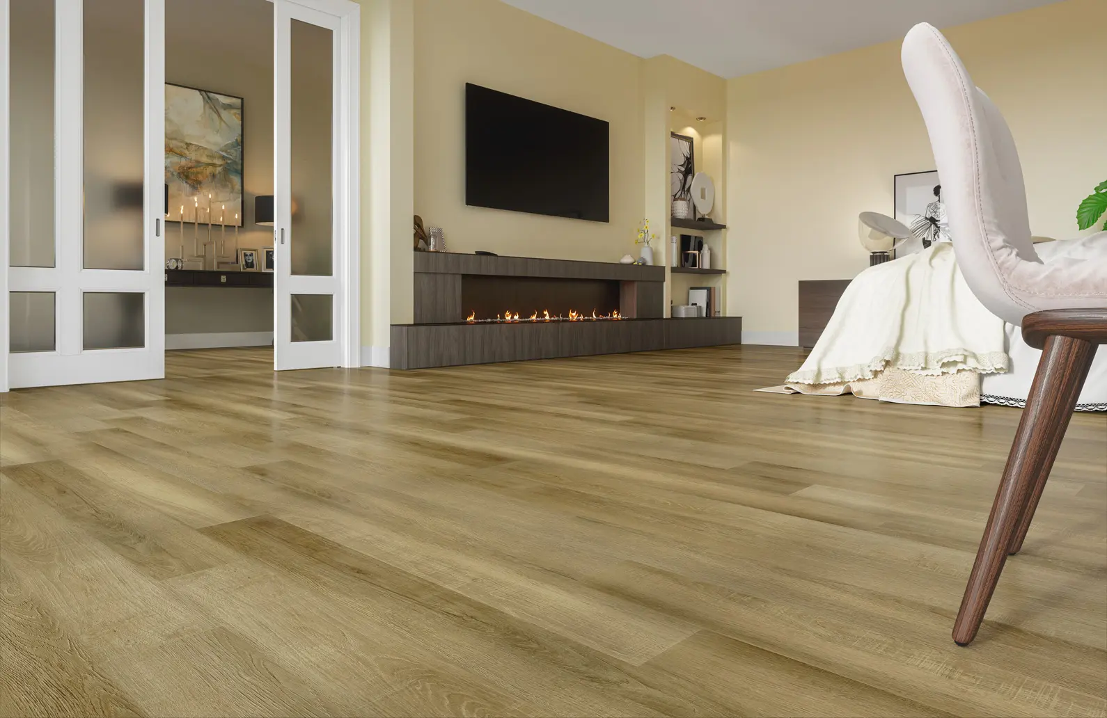 Кварцевый ламинат Refloor Fargo Дуб Мехико 70W921 градиент