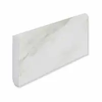 Кварцевый плинтус Fargo Stone 6089-1 Белый Мрамор