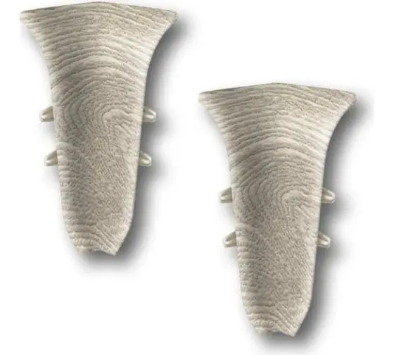 Внутренний угол (2 шт/уп), Дуб мокко "Классик 70 мм" 208