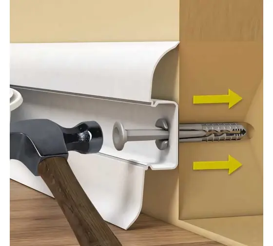 Крепеж для плинтуса ИзиФикс 6х30мм "Идеал" (50шт. во флоупак)