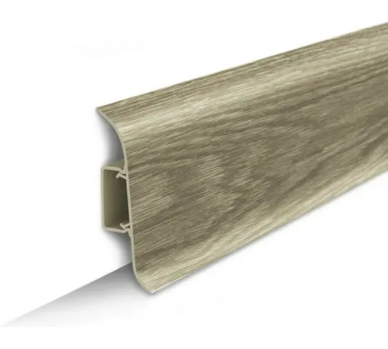 Плинтус Дуб мокко 208 (ideal Classic 70х22х2200 мм)