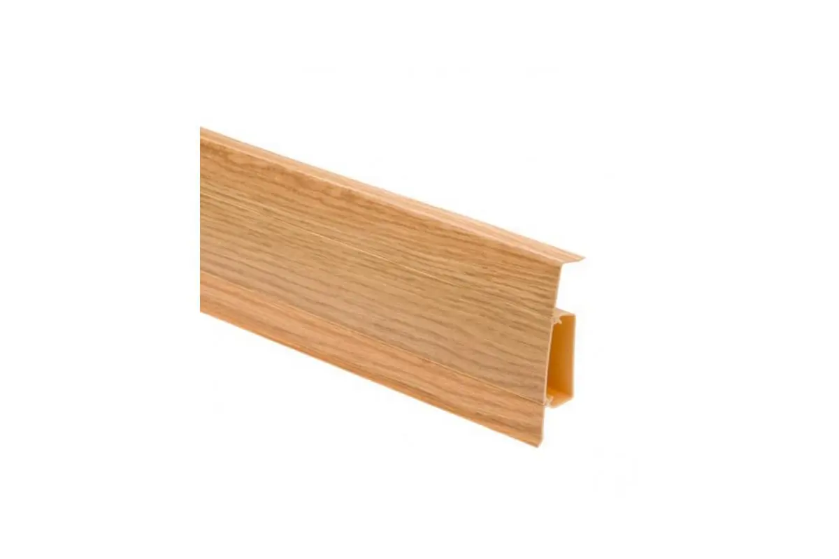 Плинтус пластиковый (ПВХ) CEZAR (Цезарь) Hi-Line №135 с кабель-каналом 75мм Польша