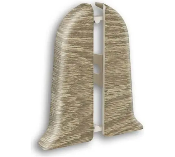 Заглушка лев и прав (1 пара/уп) Дуб мокко "Классик 70 мм" 208