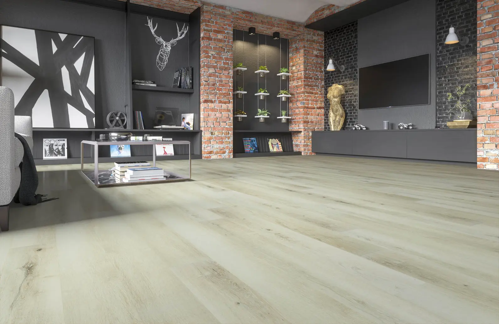 Кварцевый ламинат Refloor Fargo Дуб Верона 68W963