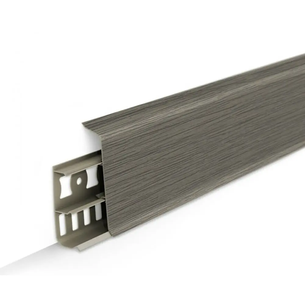 Плинтус напольный с кабель-каналами 70мм 2,2м "Деконика", 275 Сосна оливье