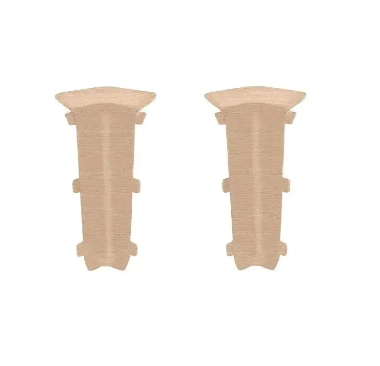 Угол внутренний для плинтуса 85мм "Деконика" (2шт. во флоупак), 213 Дуб северный