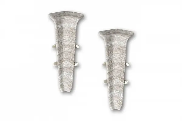 Угол внутренний для плинтуса 85мм "Деконика" (2шт. во флоупак), 294 Орех антик