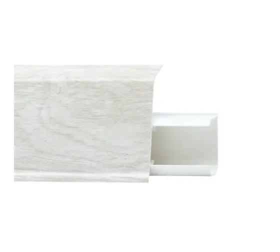 QUADRO №575 Плинтус со съемной панелью Гритор, 55 мм, 2,2 м. (40шт/уп.)