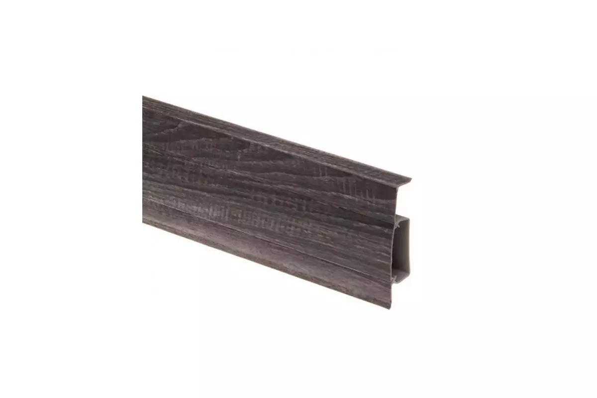 Плинтус пластиковый (ПВХ) CEZAR (Цезарь) Hi-Line №280 с кабель-каналом 75мм Польша