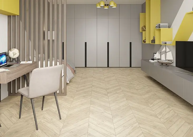 Клеевая кварцвиниловая плитка Alpine Floor Chevron LVT Сонома ECO 20-7