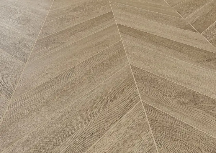 Клеевая кварцвиниловая плитка Alpine Floor Chevron LVT Дуб Ваниль Селект ECO 20-2