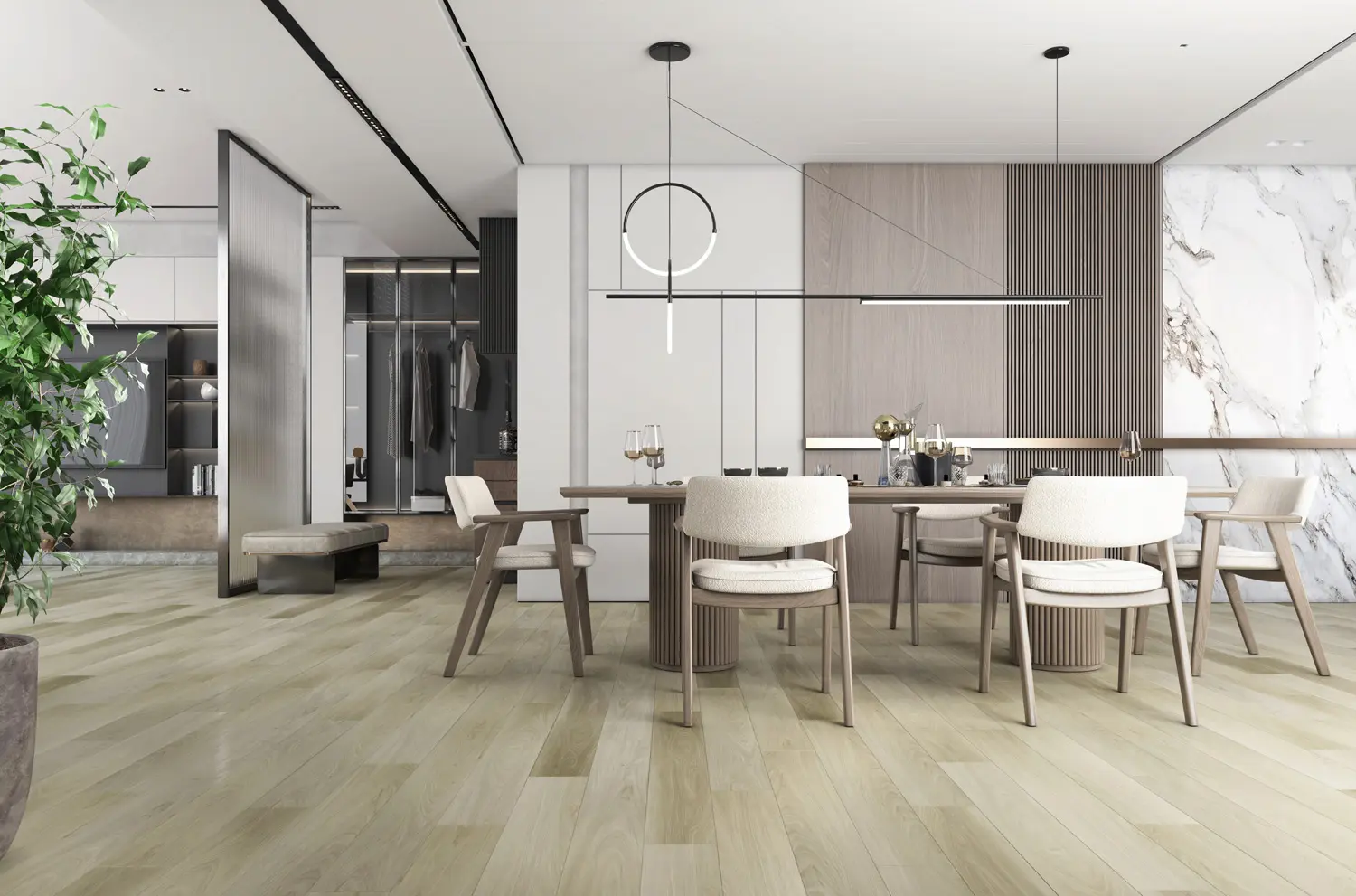 Кварцевый ламинат Fargo Bevel 50-2101-05 Вяз Оксфорд 1524*182*6мм, 0,5 мм, EIR, V-фаска NEW