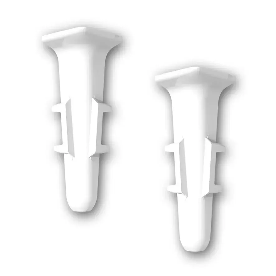 Угол внутренний для плинтуса 85мм "Деконика" (2шт. во флоупак), 001-G Белый глянцевый