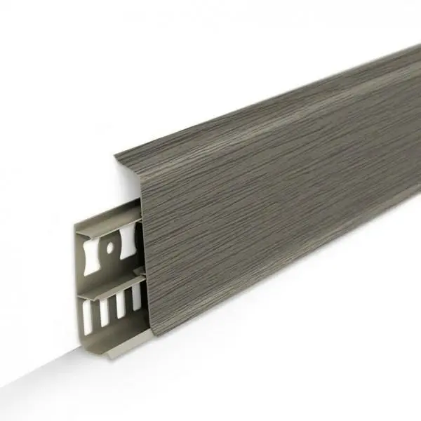 Плинтус напольный с кабель-каналами 85мм 2,2м "Деконика", 275 Сосна оливье