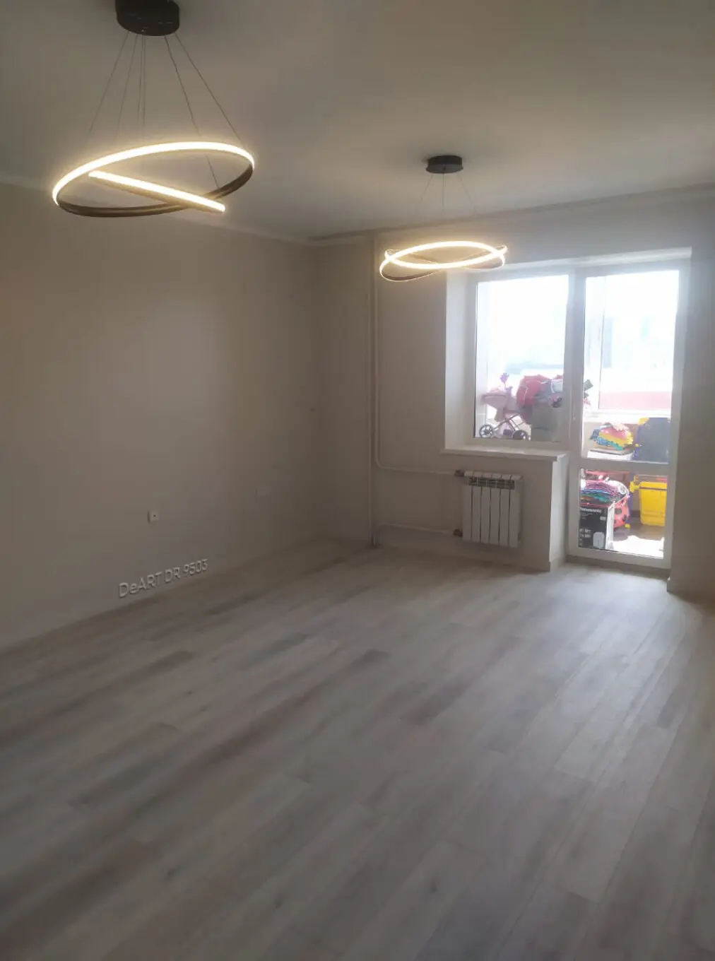 Клеевая кварцвиниловая LVT плитка DeART GRAND DG 9503, 184х1220х2,5мм