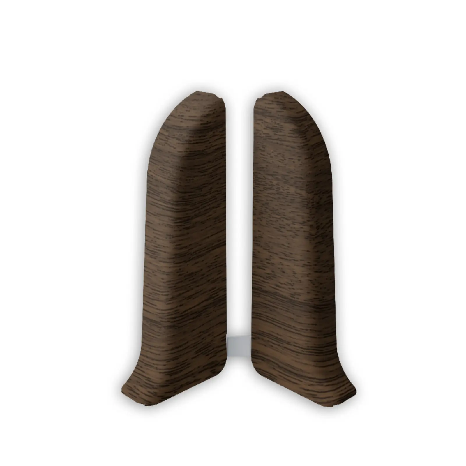 293 Заглушки (левая/правая) Лексида 55мм Орех темный (шт)