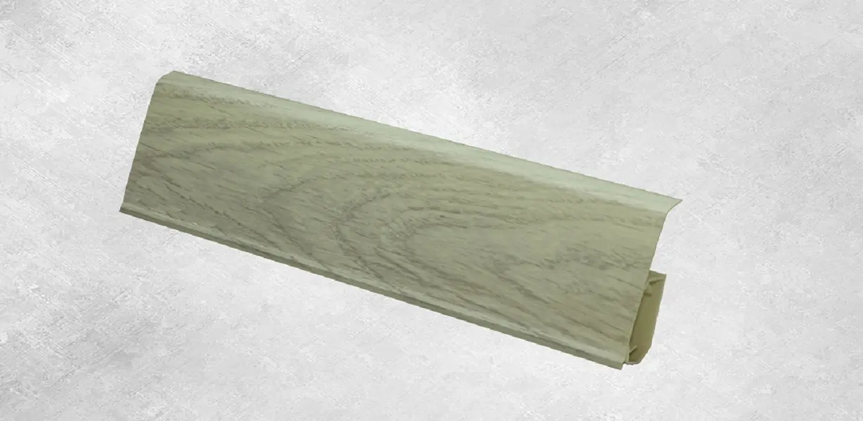 Плинтус пластиковый TERA 708 Дуб Монтана 2200*72*22,5 мм