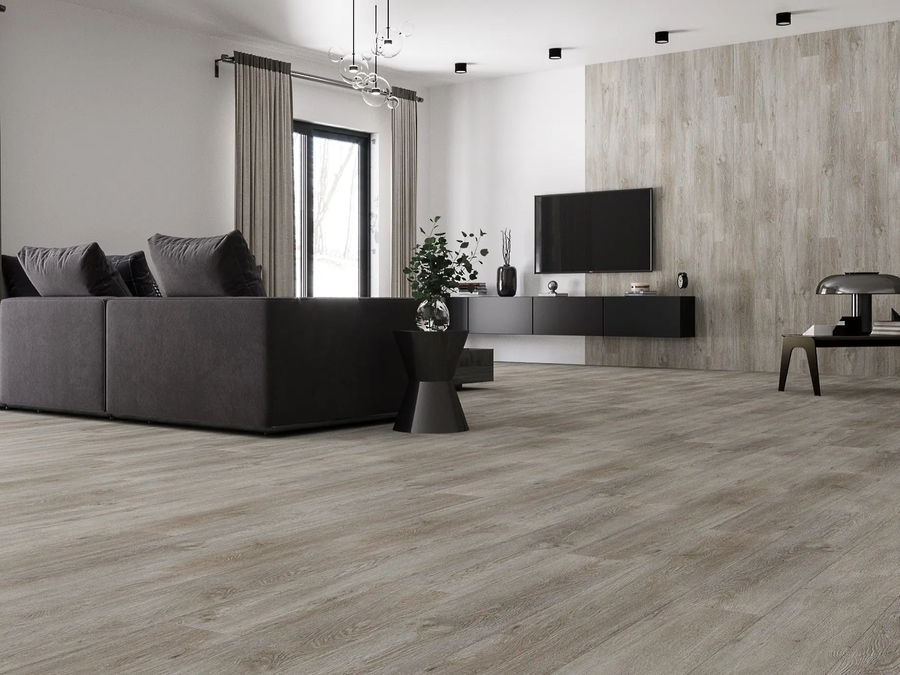 Кварцевый ламинат ArtTile Stone Optima Pro 40-3 APTN, Дуб Анталийский, (914х152x4мм)