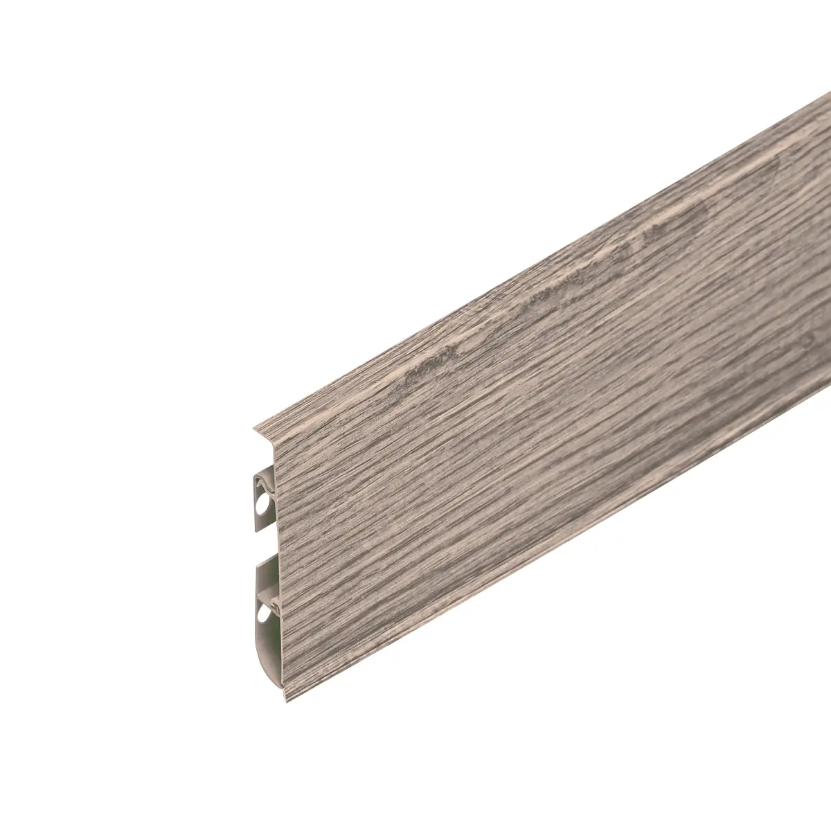 Плинтус Cezar Hi-Line Prestige матовый с мягким краем 317 Темная сосна