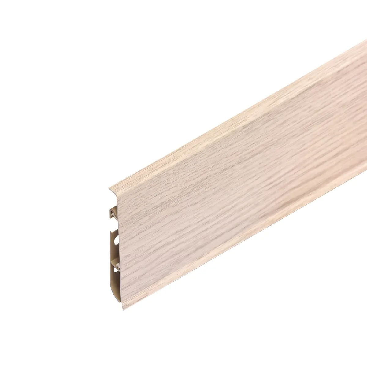 Плинтус Cezar Hi-Line Prestige матовый с мягким краем 329 Клен Патина