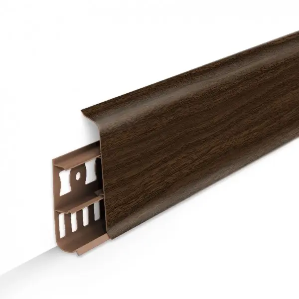 293 Плинтус Лексида 80х2200мм Орех темный
