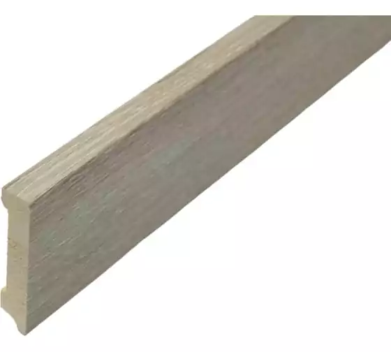 Плинтус Деревянный 80*16*2400 мм Дуб Грей, шт