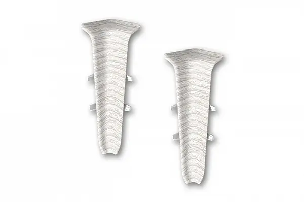 Угол внутренний для плинтуса 85мм "Деконика" (2шт. во флоупак), 265 Клен патина