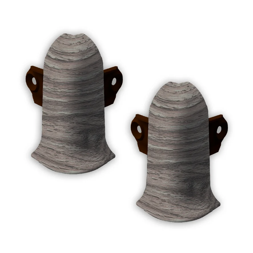 210 Угол наружный Лексида с крепежом 55мм Дуб пепельный (шт)