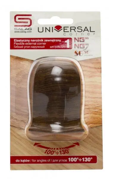 Угол универсальный наружный Salag  16 дуб болотный