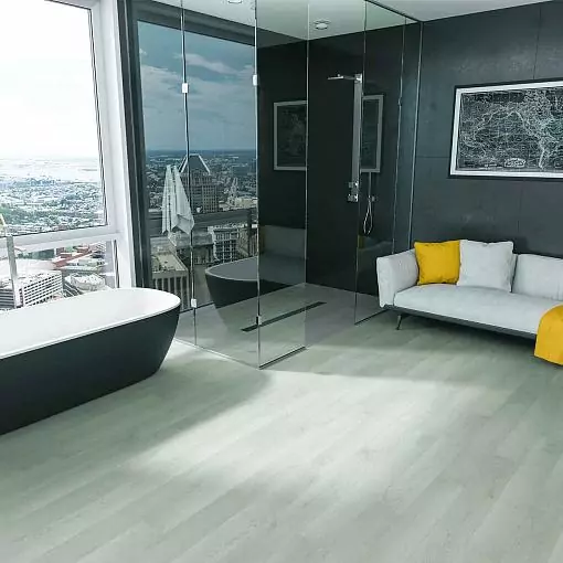 Кварцевый ламинат Home Expert Natural Дуб Ледяной замок 943-07