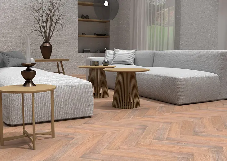 SPC ламинат елка Planker Charisma Роуз 7001