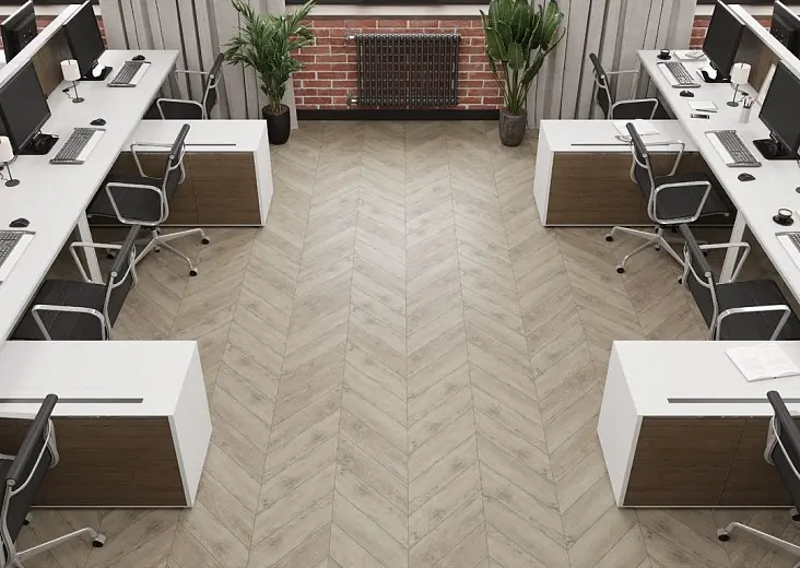 SPC ламинат французская елка Chevron Alpine Карите ECO 18-11