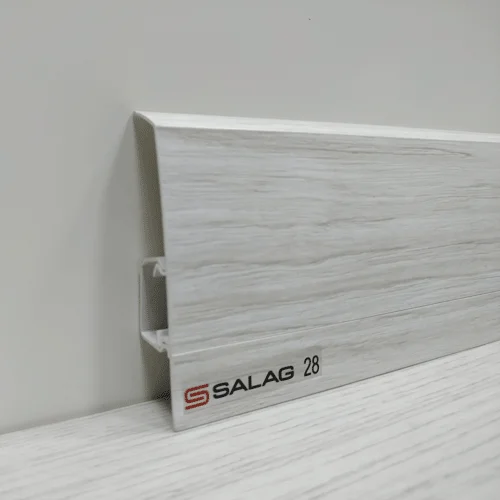 Плинтус ПВХ Salag NG80 (28) Клен патино