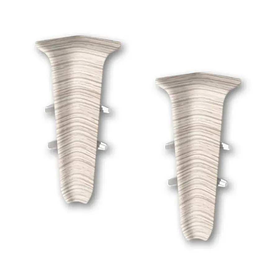 Угол внутренний для плинтуса 85мм "Деконика" (2шт. во флоупак), 274 Сосна северная