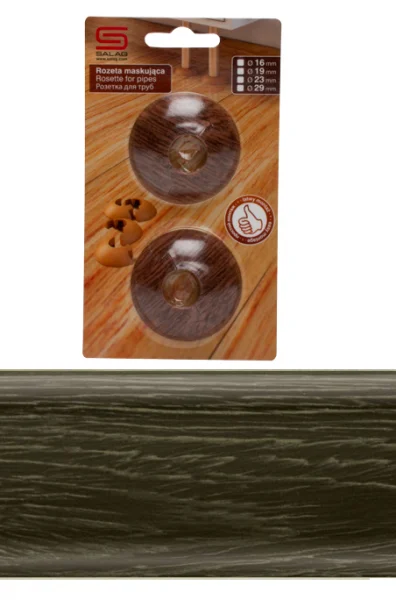 Розетки для труб Salag  86 дуб горелый 29 мм   (2шт/упак)