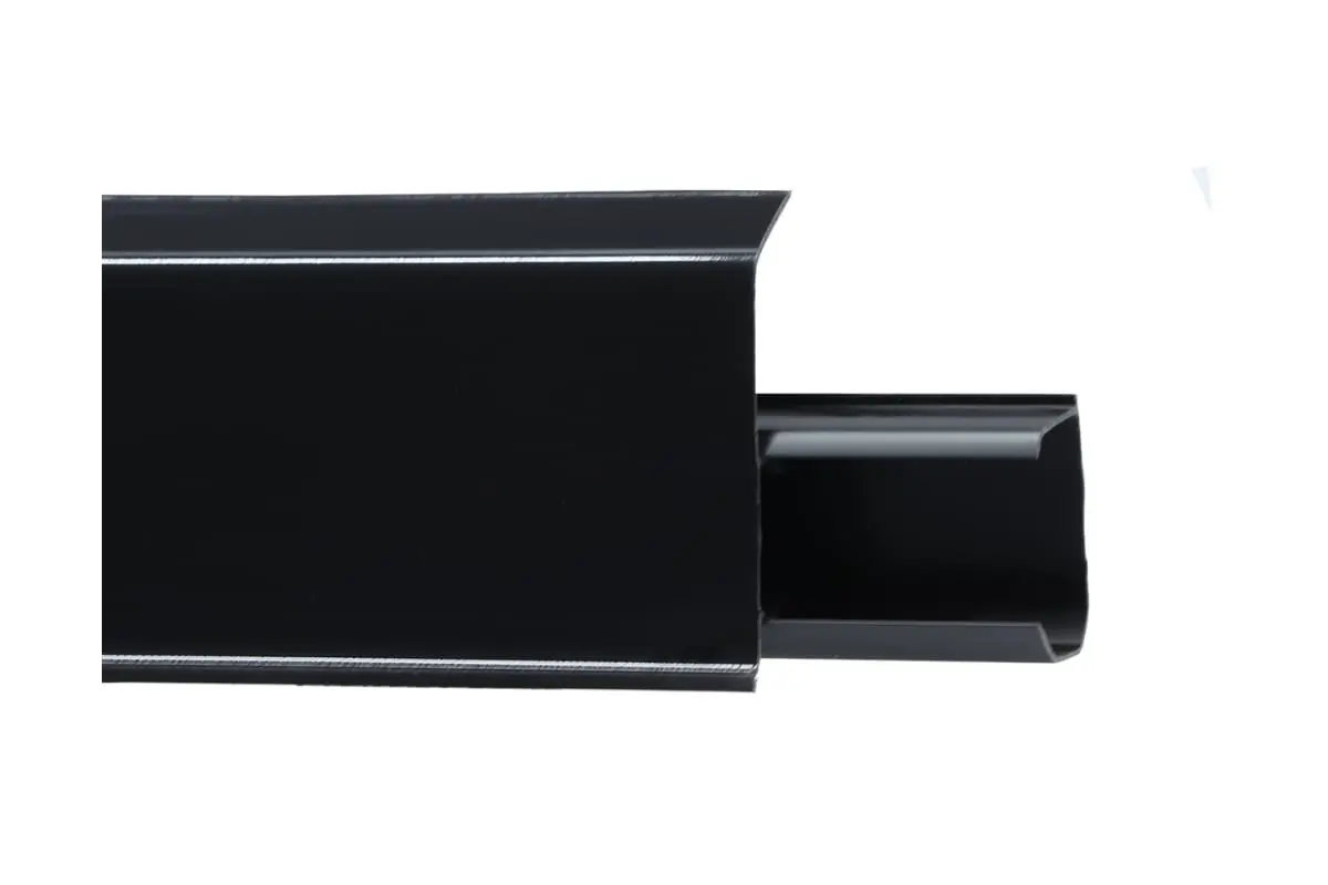 QUADRO №540 Плинтус со съемной панелью Шварц, 55 мм, 2,2 м.