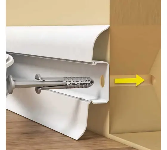 Крепеж для плинтуса ИзиФикс 6х30мм "Идеал" (50шт. во флоупак)