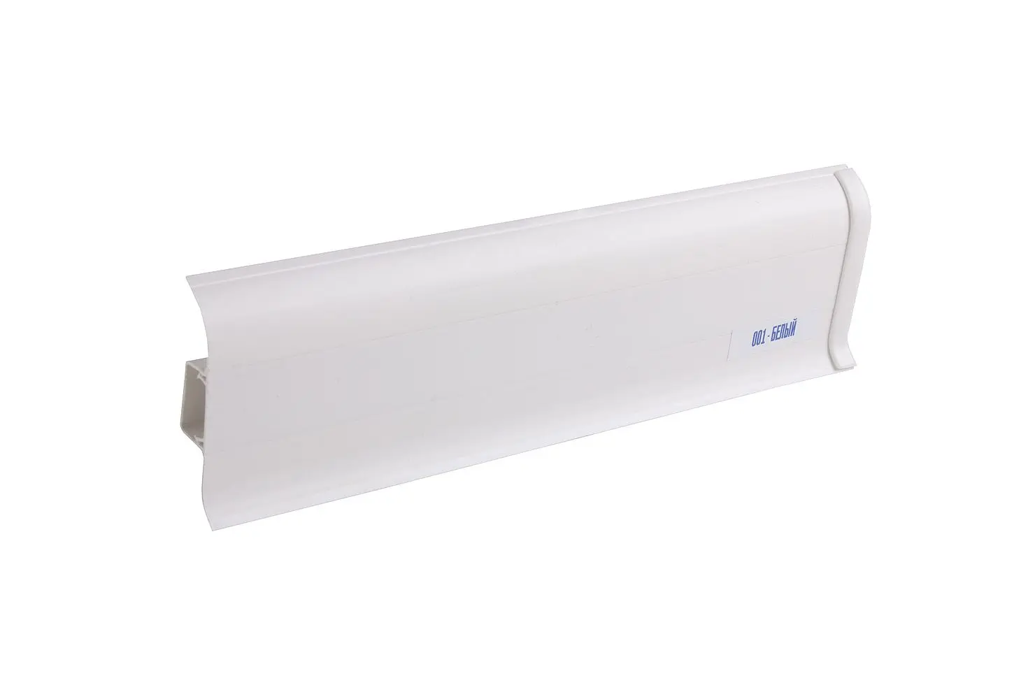 001 Плинтус Лексида 55х2200мм Белый (40шт)