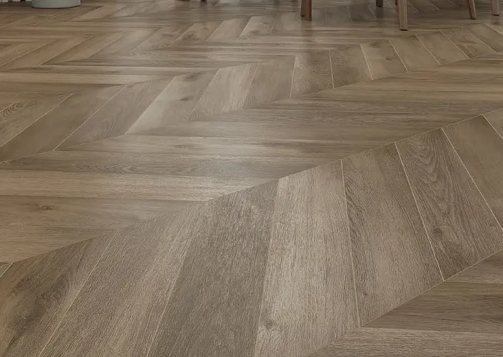 Клеевая кварцвиниловая плитка Alpine Floor Chevron LVT Дуб Насыщенный ECO 20-4
